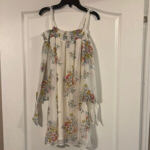 5 for $25!  Floral Off-Shoulder Dress